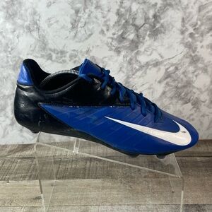Nike Vapor Strike Low D Blue Black Football Cleats Mens Size 12
